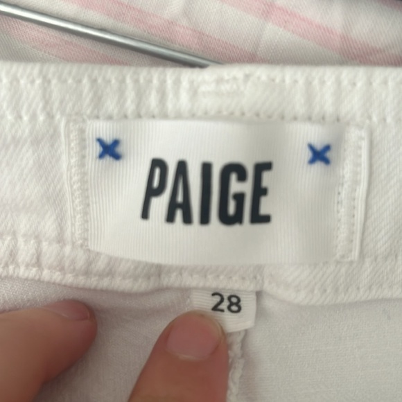 Paige Nellie Wide Leg Jean, CRISP WHITE - 28 - Picture 7 of 8